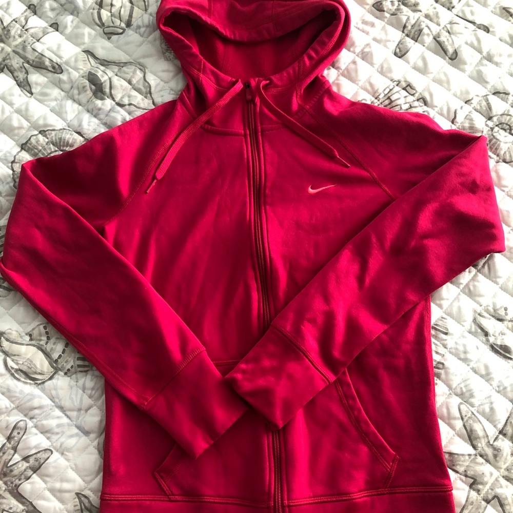 NIKE Pink Zip-up Running Jacket